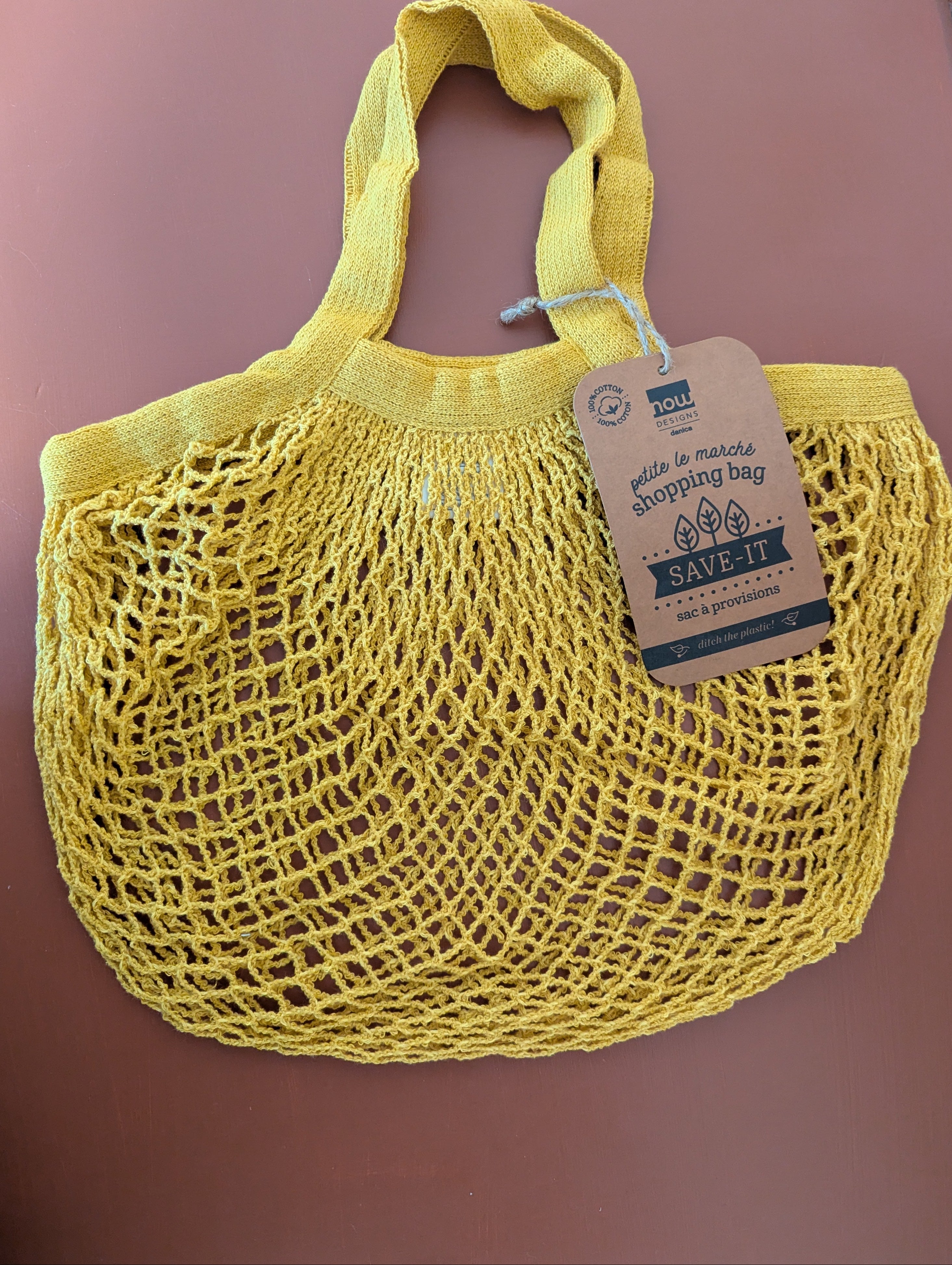 Danica - Petite Le Marche Gold Net Shopping Bag