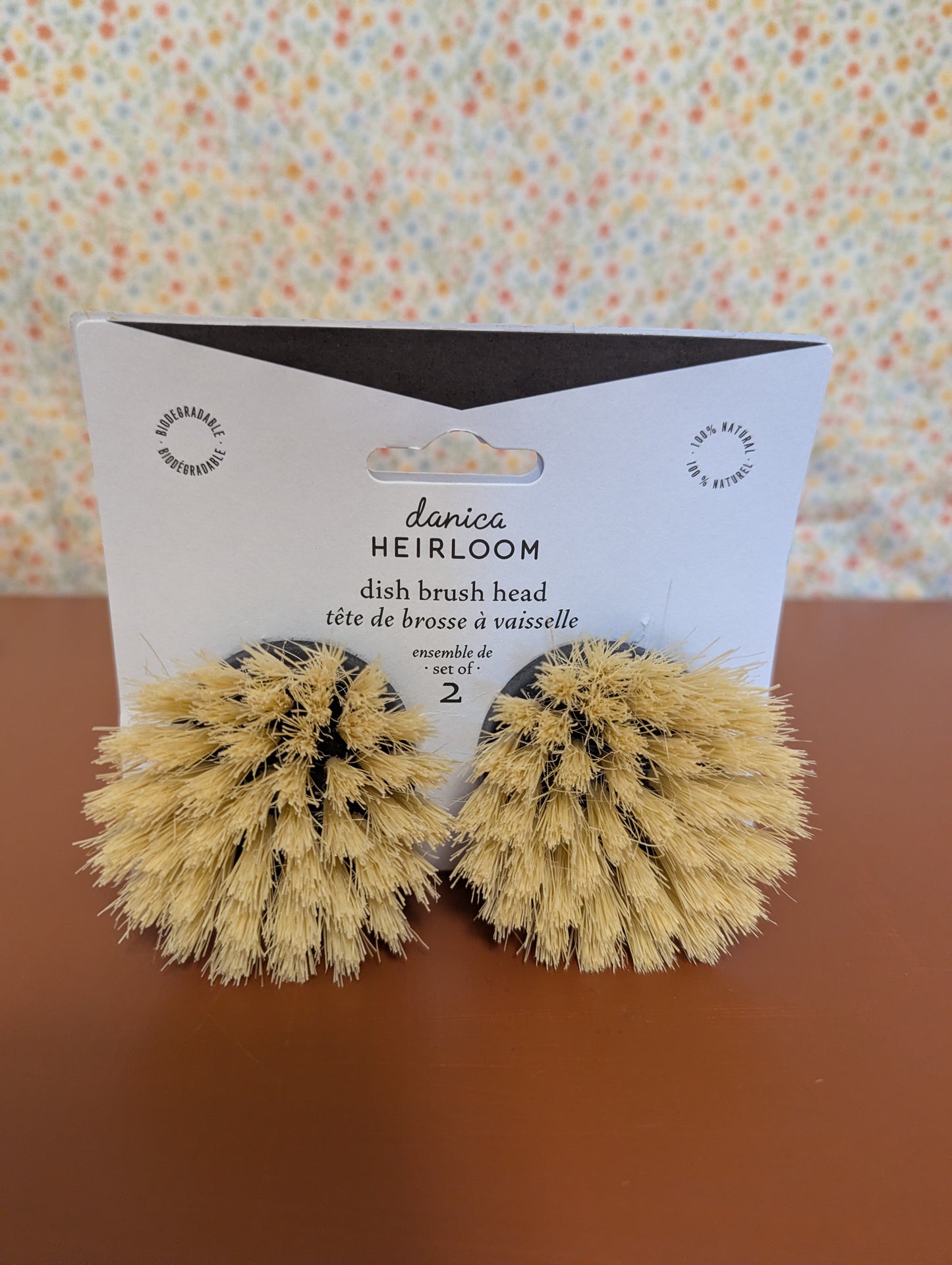 Sisal Dish Brush Replacement Heads - Set of 2