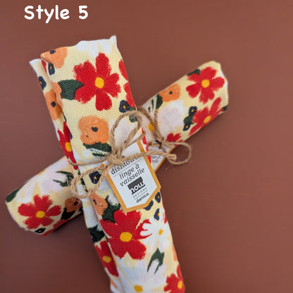 Full Bloom Dish Towels